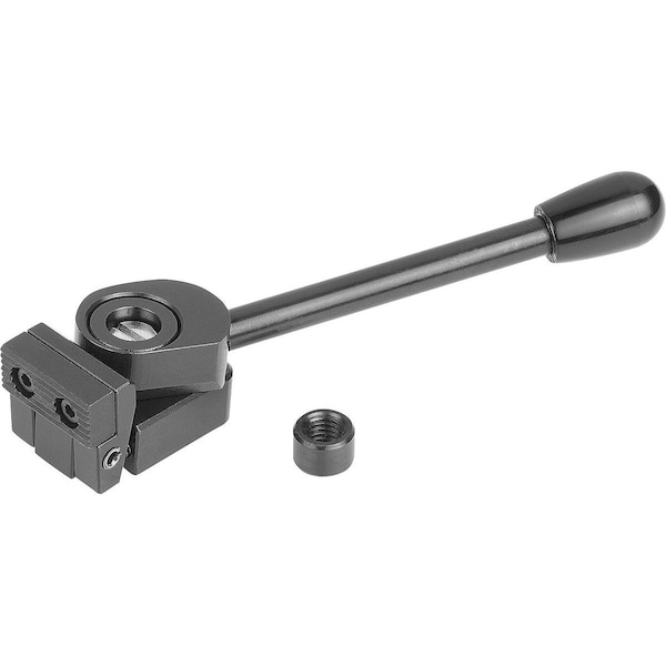 Side Clamp Left A=38, 5 25X25, Form:A Steel